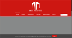 Desktop Screenshot of plazafinanciera.com